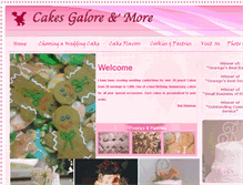 Tablet Screenshot of cakesgaloreofoswego.com